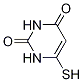 6-MercaptopyriMidine-2,4(1H,3H)-dione Struktur