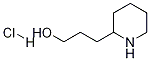 3-(2-Piperidyl)-1-propanol Hydrochloride Struktur