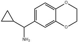 1,4-Benzodioxin-6-methanamine,  -alpha--cyclopropyl-2,3-dihydro- Struktur