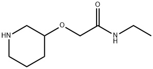 N-ETHYL-2-(PIPERIDIN-3-YLOXY)-ACETAMIDE Struktur