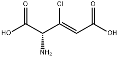 4-amino-3-chloro-2-pentenedioic acid Struktur