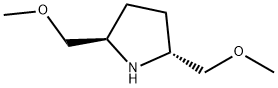 (R,R)-(-)-2,5-BIS(METHOXYMETHYL)-PYRROLIDINE Struktur