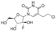 5-(2-chloroethyl)-2'-fluoroarabinofuranosyluracil Struktur