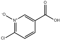 6-chloronicotinic acid N-oxide Struktur