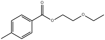 Benzoic acid, 4-Methyl-, 2-ethoxyethyl ester Struktur