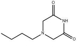 2,6-Piperazinedione,4-butyl-(7CI) Struktur