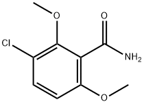 3-CHLORO-2,6-DIMETHOXYBENZAMIDE Struktur