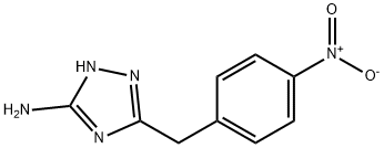 5-(4-Nitrobenzyl)-4H-1,2,4-triazol-3-amine Struktur