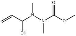 Hydrazinecarboxylic  acid,  2-(1-hydroxy-2-propenyl)-1,2-dimethyl-,  methyl  ester  (9CI) Struktur