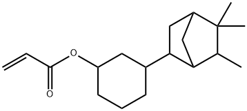 3-Isobornylcyclohexyl acrylate Struktur