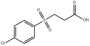 3-(4-CHLORO-BENZENESULFONYL)-PROPIONIC ACID Struktur