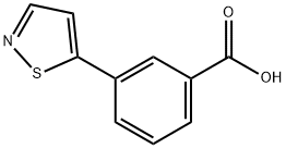 3-ISOTHIAZOL-5-YLBENZOIC ACID Struktur