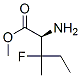 Norvaline,  3-fluoro-3-methyl-,  methyl  ester Struktur