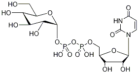 Uridine 5'-Diphospho-α-D-glucose-13C6 DiaMMoniuM Salt Struktur