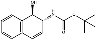 (1R,2R)-trans-2-(Boc-aMino)-1,2-dihydro-1-naphthol Struktur