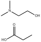 N,N-DIMETHYL(2-HYDROXYETHYL)AMMONIUM PROPIONATE Struktur