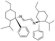 (S,S)-N-N'-ETHANDIYLLIDEN-BIS-(α-METHYLPHENYLMENTHANAMIN) Struktur