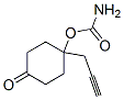 Cyclohexanone, 4-[(aminocarbonyl)oxy]-4-(2-propynyl)- (9CI) Struktur