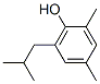 6-(2-methylpropyl)-2,4-xylenol Struktur