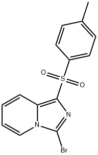 3-BROMO-1-(TOLUENE-4-SULFONYL)-IMIDAZO[1,5-A]PYRIDINE Struktur