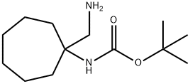 (1-AMINOMETHYL-CYCLOHEPTYL)-CARBAMIC ACID TERT-BUTYL ESTER Struktur