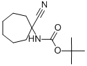 (1-CYANO-CYCLOHEPTYL)-CARBAMIC ACID TERT-BUTYL ESTER Struktur