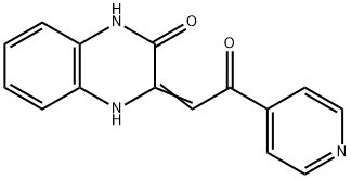 3-(2-OXO-2-PYRIDIN-4-YL-ETHYLIDENE)-3,4-DIHYDRO-1H-QUINOXALIN-2-ONE Struktur