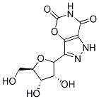 3-ribofuranosylpyrazolo(3,4-e)(1,3)oxazine-5,7-dione Struktur