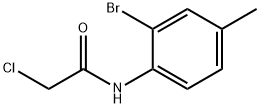 N-(2-BROMO-4-METHYL-PHENYL)-2-CHLORO-ACETAMIDE Struktur