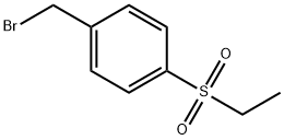 1-(Bromomethyl)-4-(ethylsulfonyl)benzene Struktur