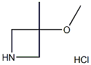 3-METHOXY-3-METHYLAZETIDINE HYDROCHLORIDE Struktur