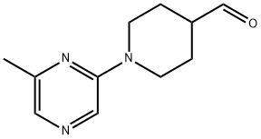 1-(6-METHYLPYRAZIN-2-YL)PIPERIDINE-4-CARBALDEHYDE Struktur