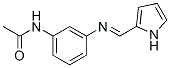 Acetamide,  N-[3-[(1H-pyrrol-2-ylmethylene)amino]phenyl]- Struktur