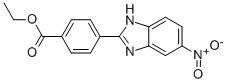 4-(5-NITRO-1H-BENZIMIDAZOL-2-YL)BENZOIC ACID ETHYL ESTER Struktur