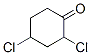 Cyclohexanone,  2,4-dichloro- Struktur