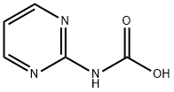 Carbamic acid, 2-pyrimidinyl- (9CI) Struktur