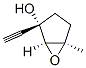 6-Oxabicyclo[3.1.0]hexan-2-ol, 2-ethynyl-5-methyl-, (1alpha,2alpha,5alpha)- (9CI) Struktur