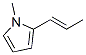 1H-Pyrrole,1-methyl-2-(1-propenyl)-,(E)-(9CI) Struktur