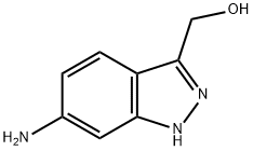 (6-AMINO-1H-INDAZOL-3-YL)METHANOL Struktur