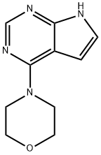 4-(4-MORPHOLINYL)-1H-PYRROLO[2,3-D]PYRIMIDINE Struktur