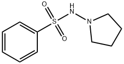 Benzenesulfonamide, N-1-pyrrolidinyl- (7CI) Struktur