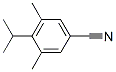 Benzonitrile, 3,5-dimethyl-4-(1-methylethyl)- (9CI) Struktur