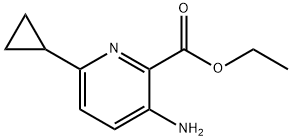 ETHYL 3-AMINO-6-CYCLOPROPYLPICOLINATE Struktur