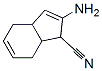 Indene-3-carbonitrile,  2-amino-3a,4,7,7a-tetrahydro-  (7CI) Struktur