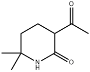 2-Piperidone, 3-acetyl-6,6-dimethyl- (7CI) Struktur