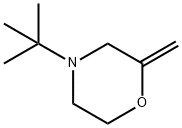 Morpholine,  4-tert-butyl-2-methylene-  (7CI) Struktur