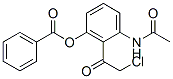 Acetamide,  N-[3-(benzoyloxy)-2-(chloroacetyl)phenyl]-  (9CI) Struktur