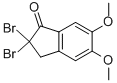 2,2-DIBROMO-2,3-DIHYDRO-5,6-DIMETHOXY-1H-INDEN-1-ONE Struktur