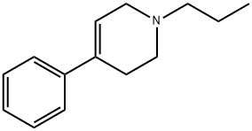 4-Phenyl-1-propyl-1,2,3,6-tetrahydropyridine Struktur