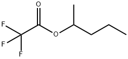 Acetic acid, 2,2,2-trifluoro-, 1-Methylbutyl ester Struktur